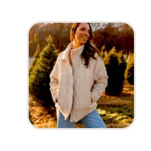 The Post Isabella Corduroy Puffer Jacket